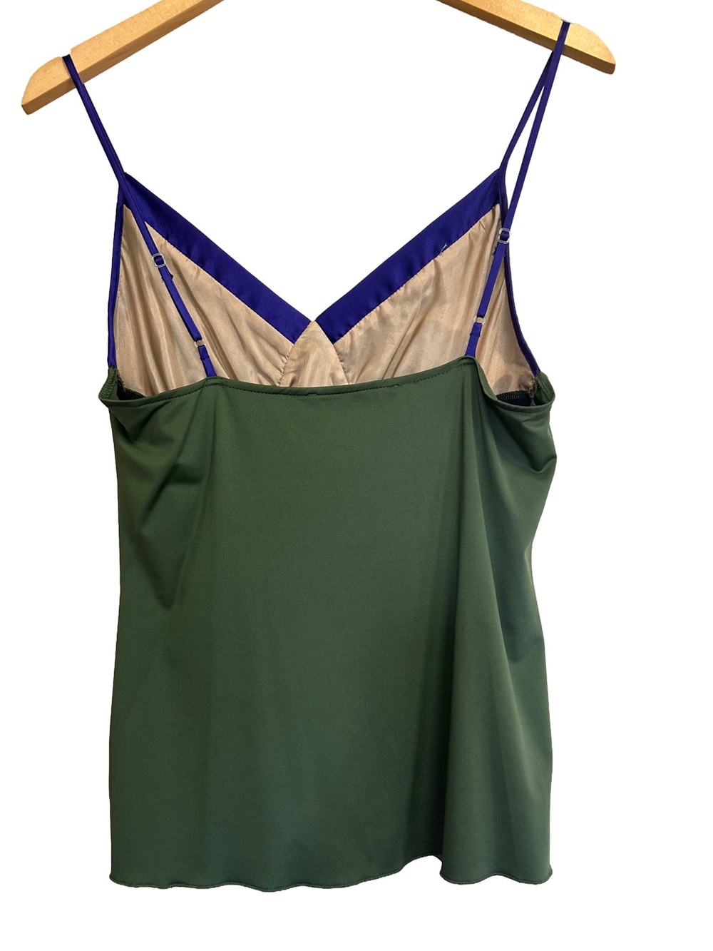 Vintage Hale Bob Silk Burnout Velvet Beaded Cami - Like New - Picture 4 of 5